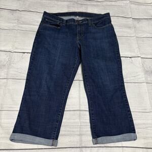 Levis 311 Shaping Skinny Womens Size 32 Capri Jeans Cuffed Blue